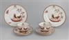 (ITALIAN LINE.) Rex. Group of 6 First Class china pieces in the Cockerel pattern,
